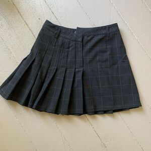 Zara Pleated Plaid Skirt size M